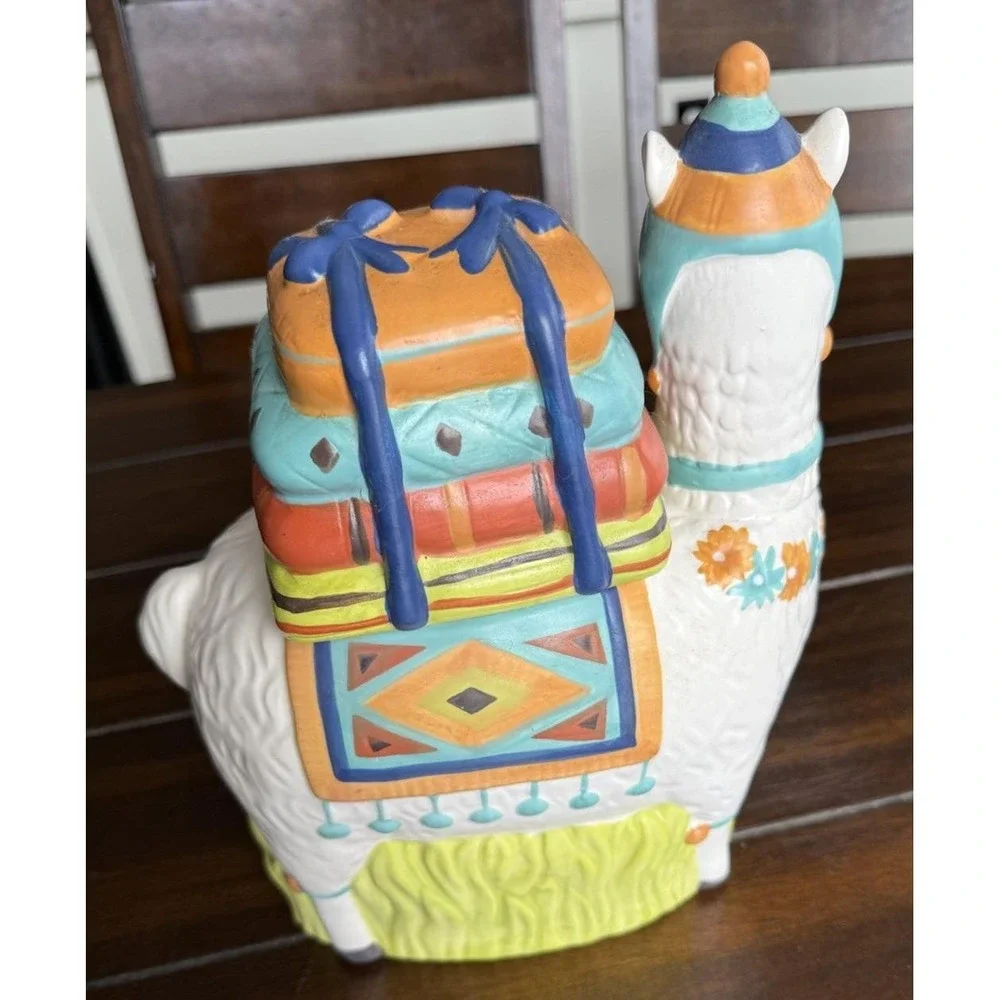 Mug Shotz Llama Ceramic 10 inch x 5 inch Cookie Jar